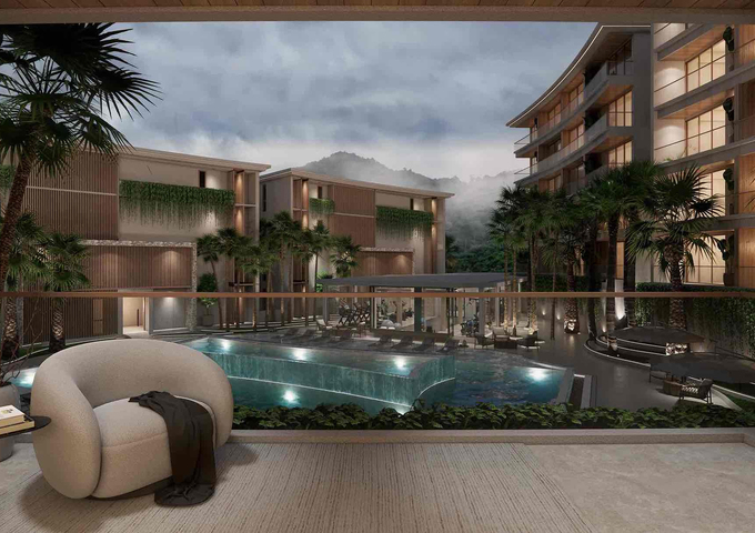 Projekt w sercu Bang Tao wśród zieleni i gór