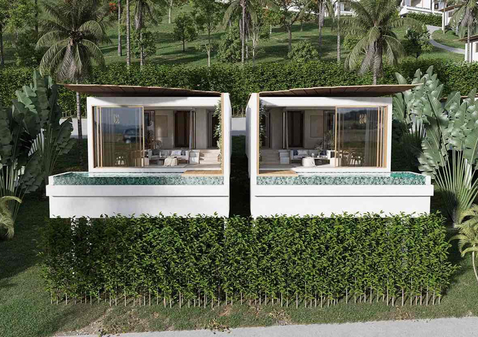 Studio 90 m2 z prywatnym basenem i widokiem na ocean!